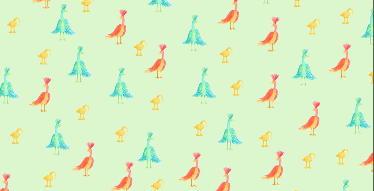 Wallpaper The love birds