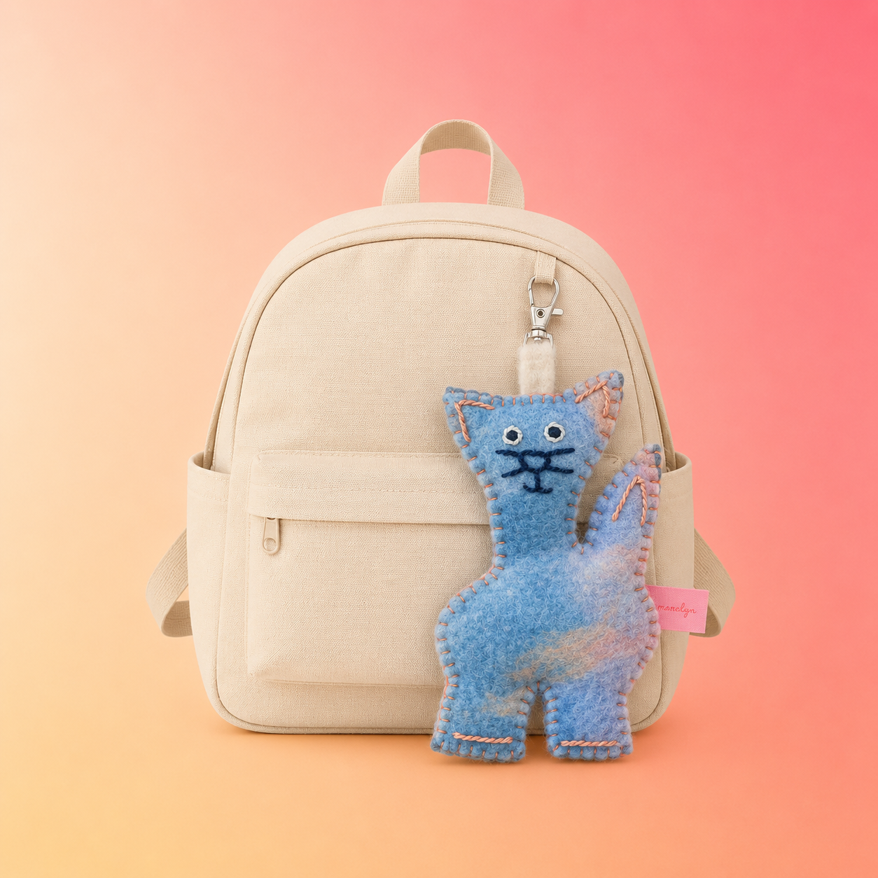 Nureya the Cat - Light blue