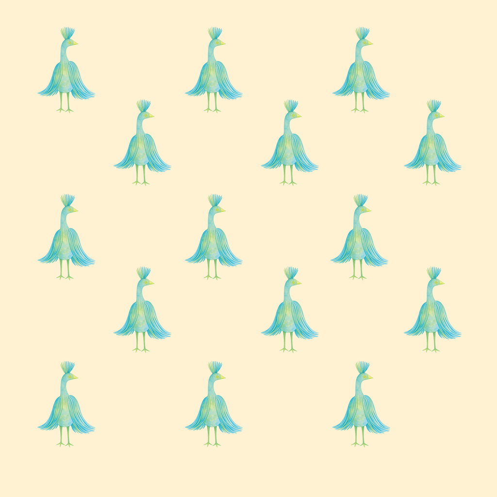 Crowned Birds Wallpaper