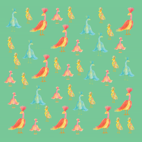 Colorful Birds Wallpaper