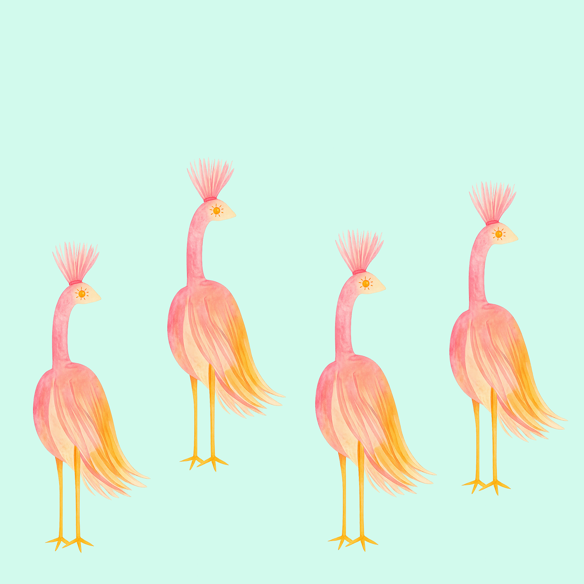 Proud Birds Wallpaper